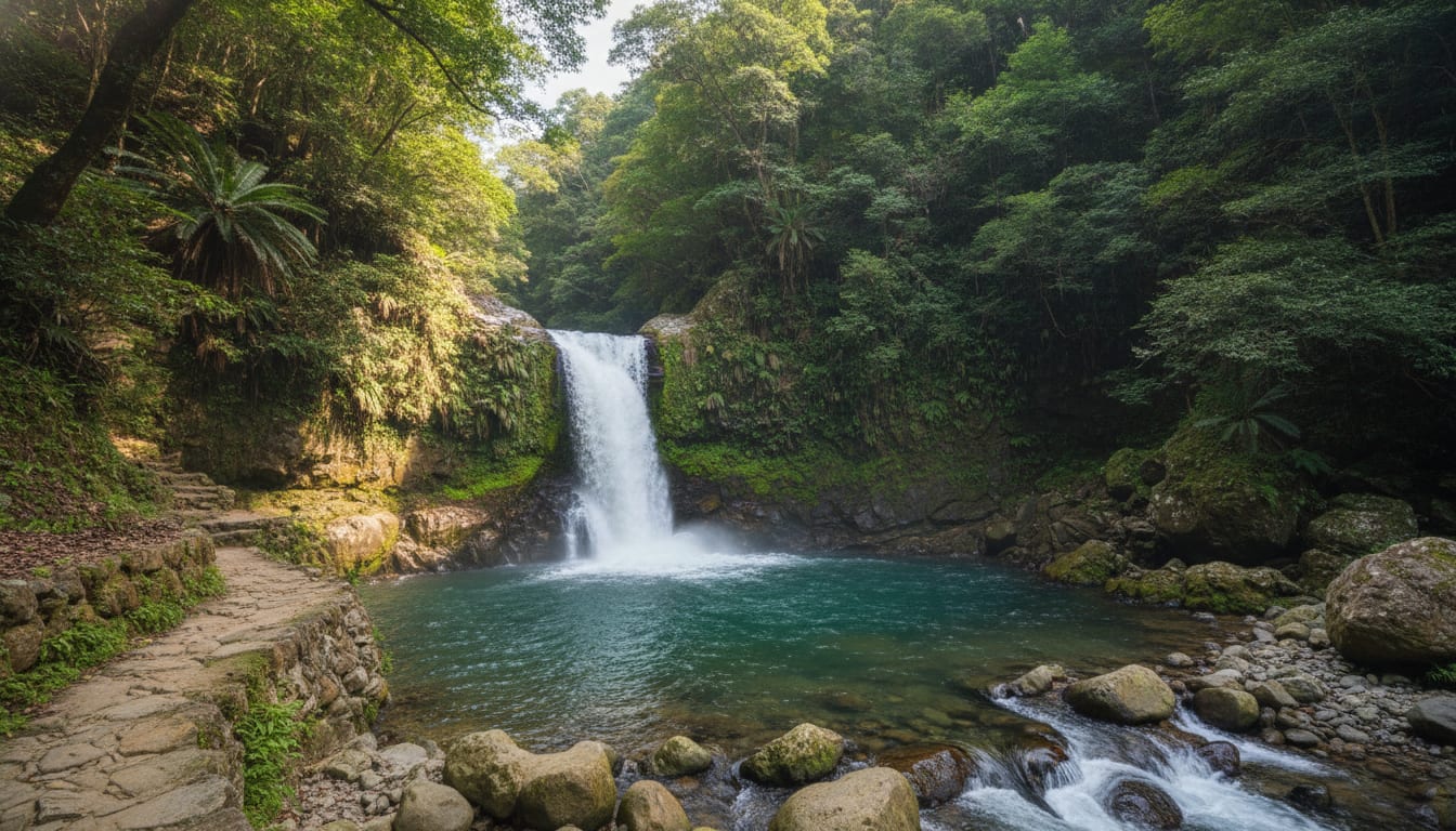 やんばるの滝で感じる世界遺産の息吹：沖縄北部の大自然を満喫